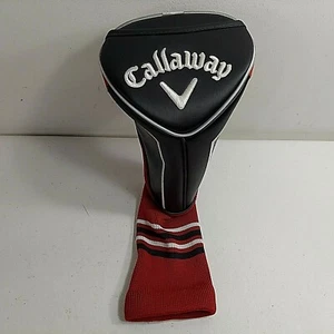 Callaway Golf Club Driver Wood Head Cover Razr X Black OEM Black Red White - Picture 1 of 4