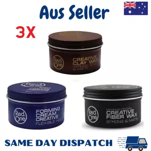 3 x RedOne Creative Clay Hair Wax | 100 ml | Red One Wax | AUS SELLER - Picture 1 of 4