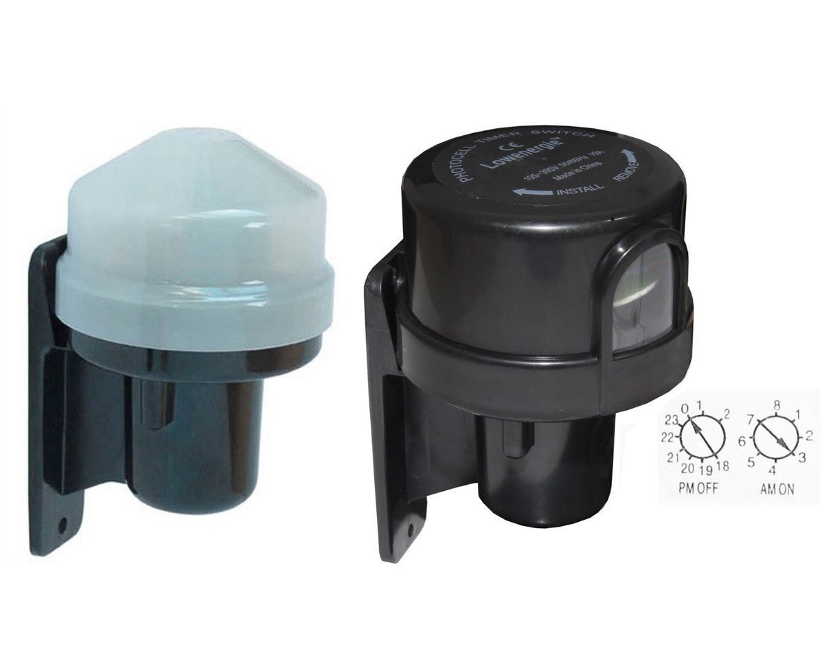 SENSORE DI LUCE Di Tipo Termico A Fotocellula Da 2 Pezzi Interruttore A - Foto 4