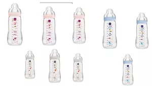 MAM Babyflaschen Bottle 3x 330 ml mit Sauger die neue Flaschen  - Bild 1 von 4