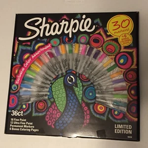 Sharpie Limited Edition 30 Count Markers: 12 Ultra Fine 18 Fine Teacher Gift - Picture 1 of 2