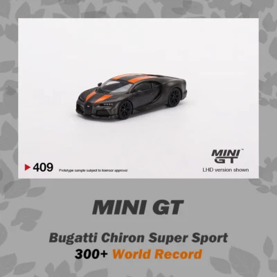 MINI GT 1:64 Bugatti Chiron Super Sport 300+ World Record 304.773 mph in box - Image 1 of 4