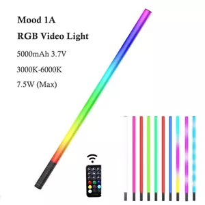LUXCEO MOOD1A Handheld RGB Led Video Light Stick Atmosphere Light Remote Control - Picture 1 of 8