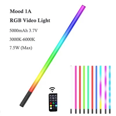 LUXCEO MOOD1A Handheld RGB Led Video Light Stick Atmosphere Light Remote Control - Image 1 of 4