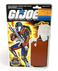 Cobra Viper V1 Vintage GI Joe Full Card Back Uncut File Card 1985 Hasbro ARAH #1 - Bild 1 von 2