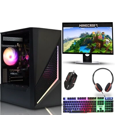 PC Para Juegos Lote Core i7 16GB RAM 1TB+ 120GB SSD 2GB Gt 710 Windows 10 - Imagen 1 de 4