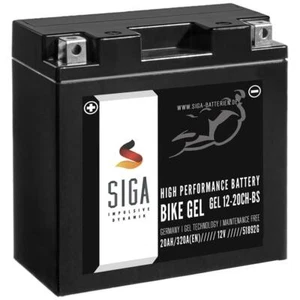 GEL Motorrad Batterie 12V 20Ah 320A/EN GEL12-20CH-BS YTX20CH-BS YTX20A-BS - Bild 1 von 5