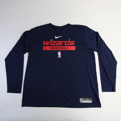 Washington Wizards Nike NBA Authentics Dri-Fit Long Sleeve Shirt Men's Used Cover