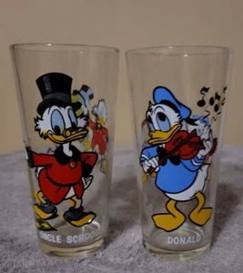 Uncle Scrooge & Donald Pepsi Collector Series Glass 1978 Walt Disney Production - Picture 1 of 12