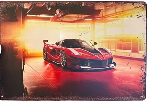 Metal Sign Ferrari FXXX 9x12 Ferrari1 - Imagen 1 de 4