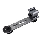 Triple Cold Shoe Mount Bracket Extension Bar with 1/4 Inch & 3/8 Inch Z7H3