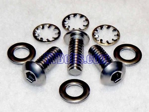 Bolts for Harley 3Hole Derby Cover –FLT 1979 thru 98 -most FLs -Stainless Screws - Picture 1 of 8