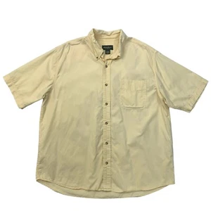 Eddie Bauer Shirt Mens XL Extra Large Meringue Button Down Relaxed Fit Cotton - Picture 1 of 8