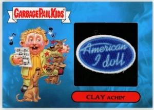 2016 Garbage Pail Kids Prime Slime Trashy TV PATCH Card 6 CLAY ACHIN 12/99 Aiken - Picture 1 of 2