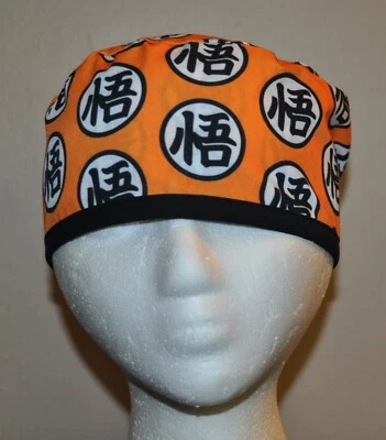 Men's Anime DBZ  Version 2 cartoon Scrub Cap/Hat - One Size Fits Most - Image 1 of 3
