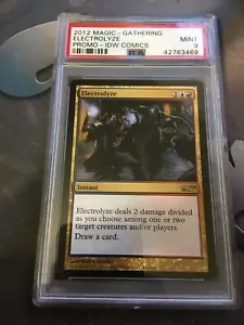 Low Pop 2! Electrolyze PSA 9 Mint IDW Comic Promo 2017 MTG Magic the Gathering - Picture 1 of 1