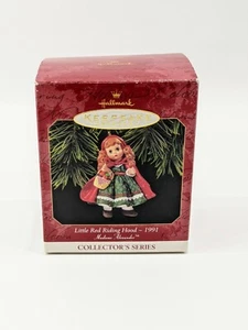 Adorno de recuerdo Hallmark 1991 ""Caperucita Roja"" Madame Alexander - Imagen 1 de 3