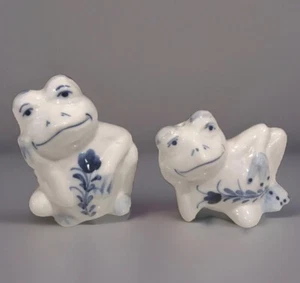 Enesco Salt & Pepper Shakers 3 Hand Painted Sets Vintage Frogs Turtles Elephants - Picture 1 of 20