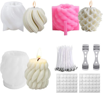 Stampi in silicone, stampi in silicone a forma di zucca, 3D per candele, in silicone, per Halloween, zucca, silicone, per candele fai da te, sapone, gesso, artigianato (grande