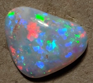 ¡JOYA SUPERIOR! 3ct Shell Opal ROJO MULTICOLOR Opalizado Bivalvo Fósil Coober Pedy! - Imagen 1 de 11