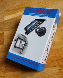 Halterung m Saugnapf f Tablet Phone Display etc - zB f Auto Küche Arbeitsplatz  - Bild 1 von 3