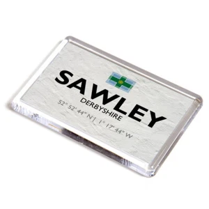 FRIDGE MAGNET - Sawley, Derbyshire - Lat/Long SK4731 - Foto 1 di 1