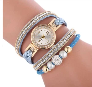 Women Fashion Bracelet Watch Quartz Circled Bracelet Mesh Luxury Girl Gift New - Picture 1 of 5