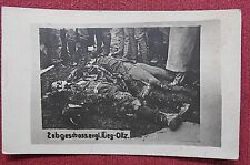 Original WW1 RPPC " Tot Deutsche Soldaten " Frankreich Selten Postkarte