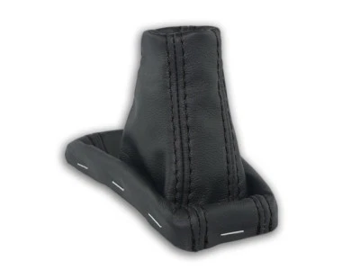 SKODA SUPERB II DSG automat 2008-2015 FUNDA PALANCA DE CAMBIOS CUERO NEGRO - Imagen 1 de 4