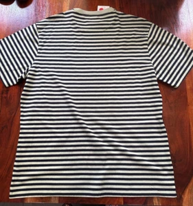 Barbour Herren Delamere gestreiftes T-Shirt staubig neuwertig und marineblau XXL NEU MIT ETIKETT Neu - Bild 1 von 8
