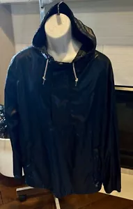 NWOT American Eagle Mens Pullover 1/2 Zip Windbreaker Jacket Size XL Navy Blue - Picture 1 of 10