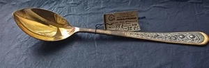 Spoon silver 875 gilding blackening, unused - Picture 1 of 16