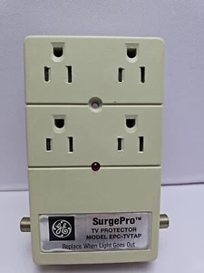 1987 GE Surge Pro Television Surge Protector Coaxial EPC-TVTAP - Picture 1 of 3