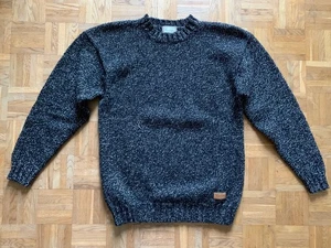 THOMAS BURBERRY Pullover Wollpullover grau meliert Gr. L Herren 100 % Wolle - Bild 1 von 4