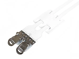 Doble Correa Cuero Par Blanco Bicicleta Pedal Correa Correa Vintage Bicicleta Retro - Imagen 1 de 1