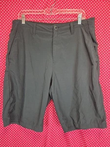 Volcom Surf And Turf Light 4 Way Stretch Hybrid Black Shorts Sz 34 W35" L11" - Picture 1 of 5