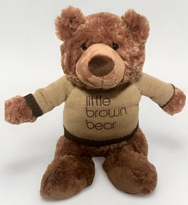 De colección 2015 Bloomingdale's Little Brown Bear Gund Peluche 18" Oso Con Suéter - Imagen 1 de 3