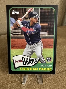 2021 Topps Series 2 Christian Pache RC T65-8 Atlanta Braves 1965 Throwback /25 - Picture 1 of 3