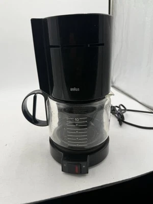 🌟Braun Aromaster KF 400 10 Cup Coffee Maker Type 4085 Black 🌟 - Image 1 of 4