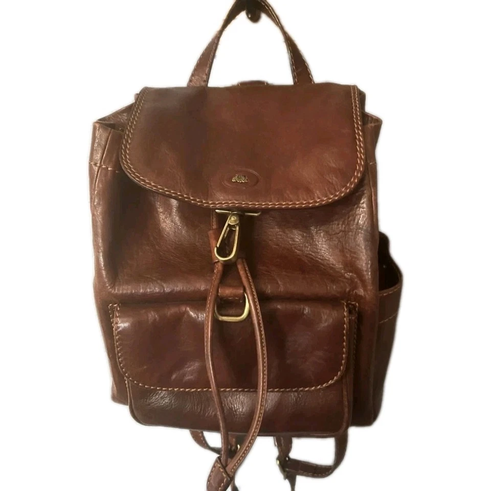 VG The Bridge Italy Genuine Leather Backpack  - Image 1 of 4