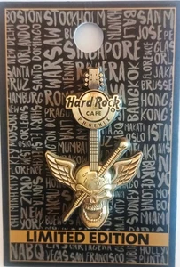 Hard Rock Cafe PHOENIX Year 2018 3D Skull Guitar #1 (Thermometer) Pin - Picture 1 of 2