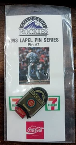 Colorado Rockies 1993 Lapel Pin Series #7, Rockies Vs Cubs - Coca Cola & 7/11 - Picture 1 of 2