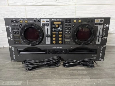 Pioneer CMX-3000 Dual Twin CD Deck Professional DJ CDJ Player CMX3000 Used - Image 1 of 3