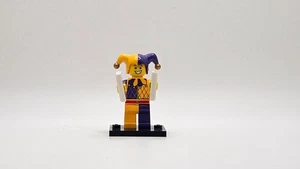 LEGO minifigure Jester col12-9 col187 CMF Series 12 Joker yellow purple cards - Picture 1 of 6