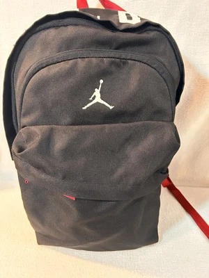 Jordan Air Patrol Backpack - Black/Red Large Logo - Image 1 of 4