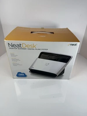 Neat Desk Pass Through Scanner White  Digital Filing System - Image 1 of 4