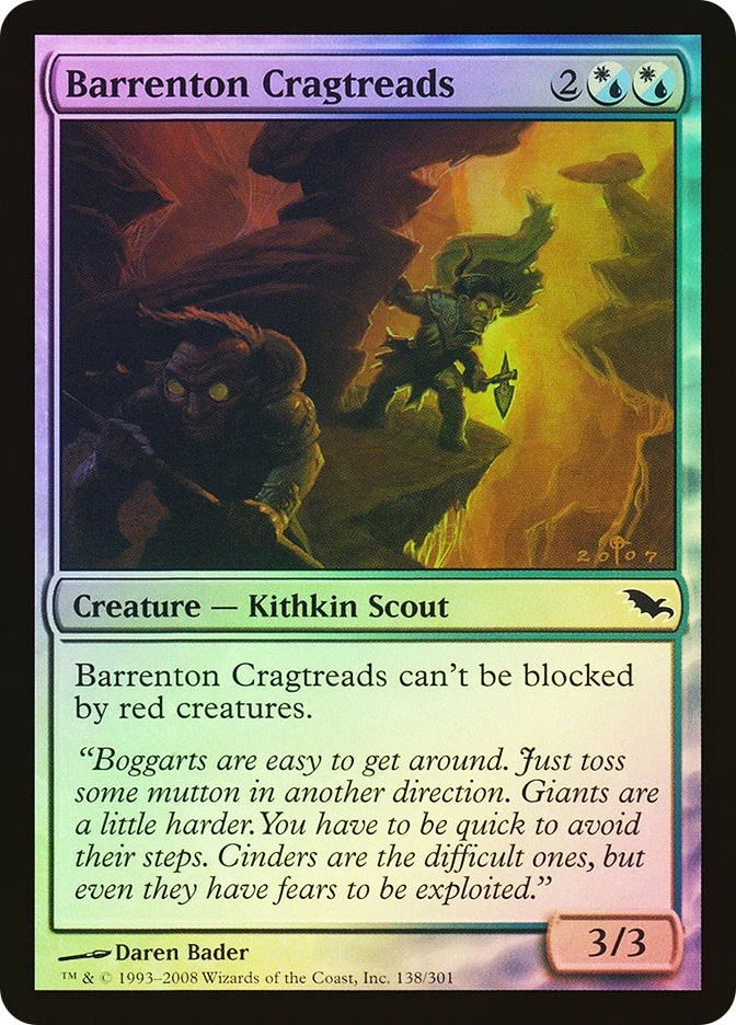 MTG FOIL Barrenton Cragtreads  - Shadowmoor #138 - Image 1 of 1
