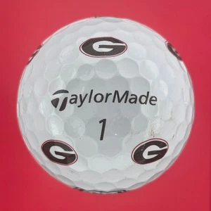 RARE TaylorMade TP5 Pix NCAA GEORGIA BULLDOGS Logo Golf Ball MINT AAAAA - Picture 1 of 3