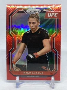 Irene Aldana 2021 Panini Prizm UFC #14 Red Prizms 268/275 - Picture 1 of 3