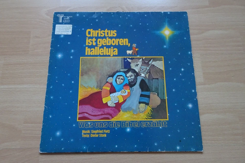 SIEGFRIED FIETZ Christus ist geboren, halleluja LP KINDER WEIHNACHTEN POP - Bild 1 von 1